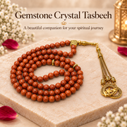 Red Goldstone Gemstone Crystal Tasbeeh