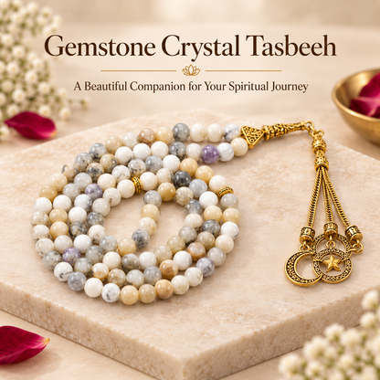 Gemstone Crystal Tasbeeh