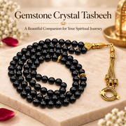 Black Gemstone Crystal Tasbeeh