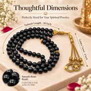 Black Gemstone Crystal Tasbeeh