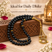 Black Gemstone Crystal Tasbeeh