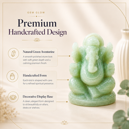 Green Aventurine Ganesh Ji