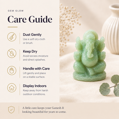 Green Aventurine Ganesh Ji