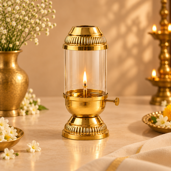 Brass Navratri Akhand Jyoti