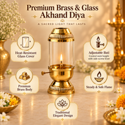 Brass Navratri Akhand Jyoti