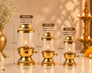 Brass Navratri Akhand Jyoti