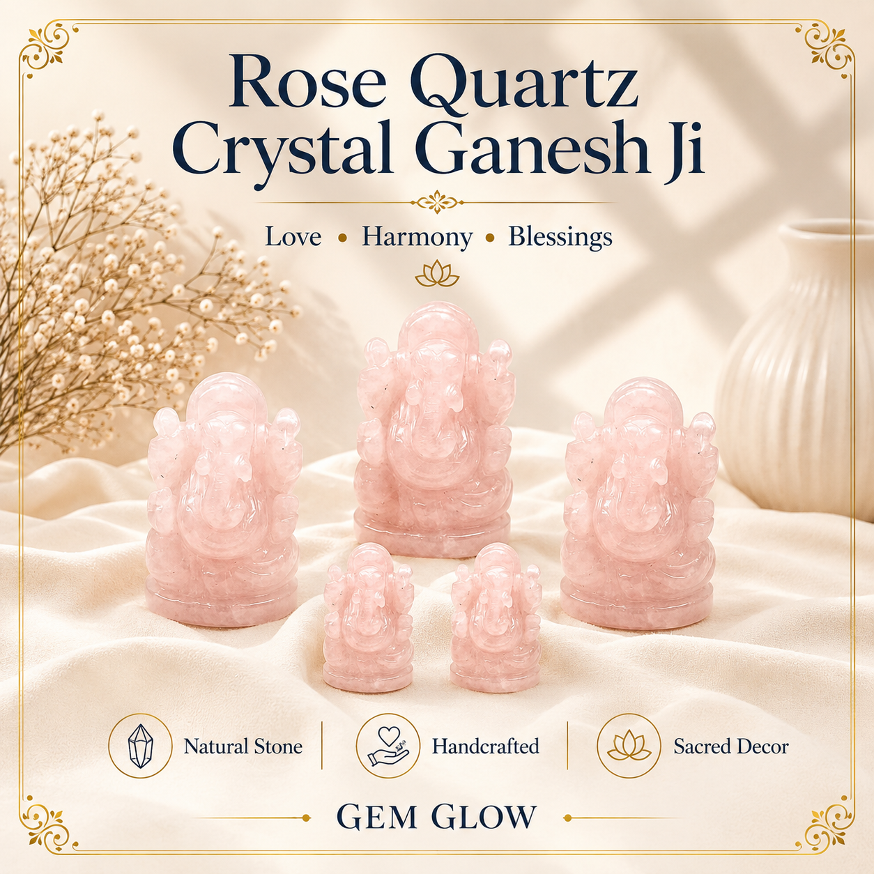 Rose Quatz Ganesh Ji