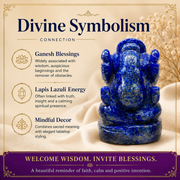 Lapis Lazuli Ganesh ji