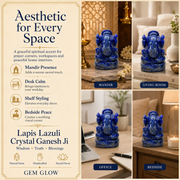 Lapis Lazuli Ganesh ji