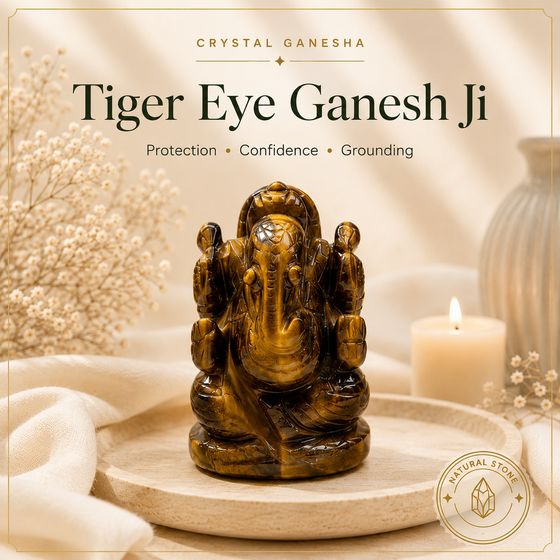 Tiger Eye Ganesh Ji