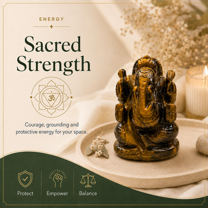 Tiger Eye Ganesh Ji