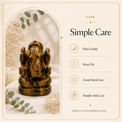 Tiger Eye Ganesh Ji