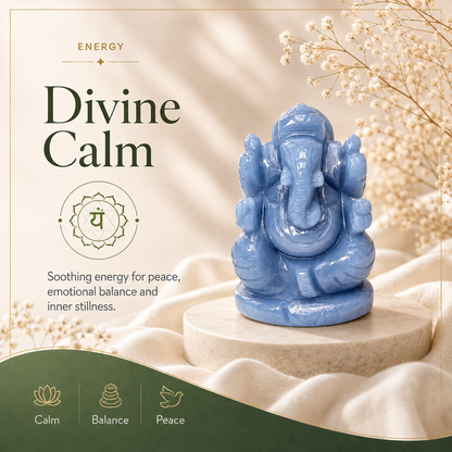 Angelite Ganesh Ji