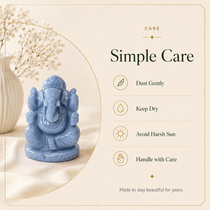 Angelite Ganesh Ji