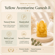 Yellow Aventurine Ganesh Ji