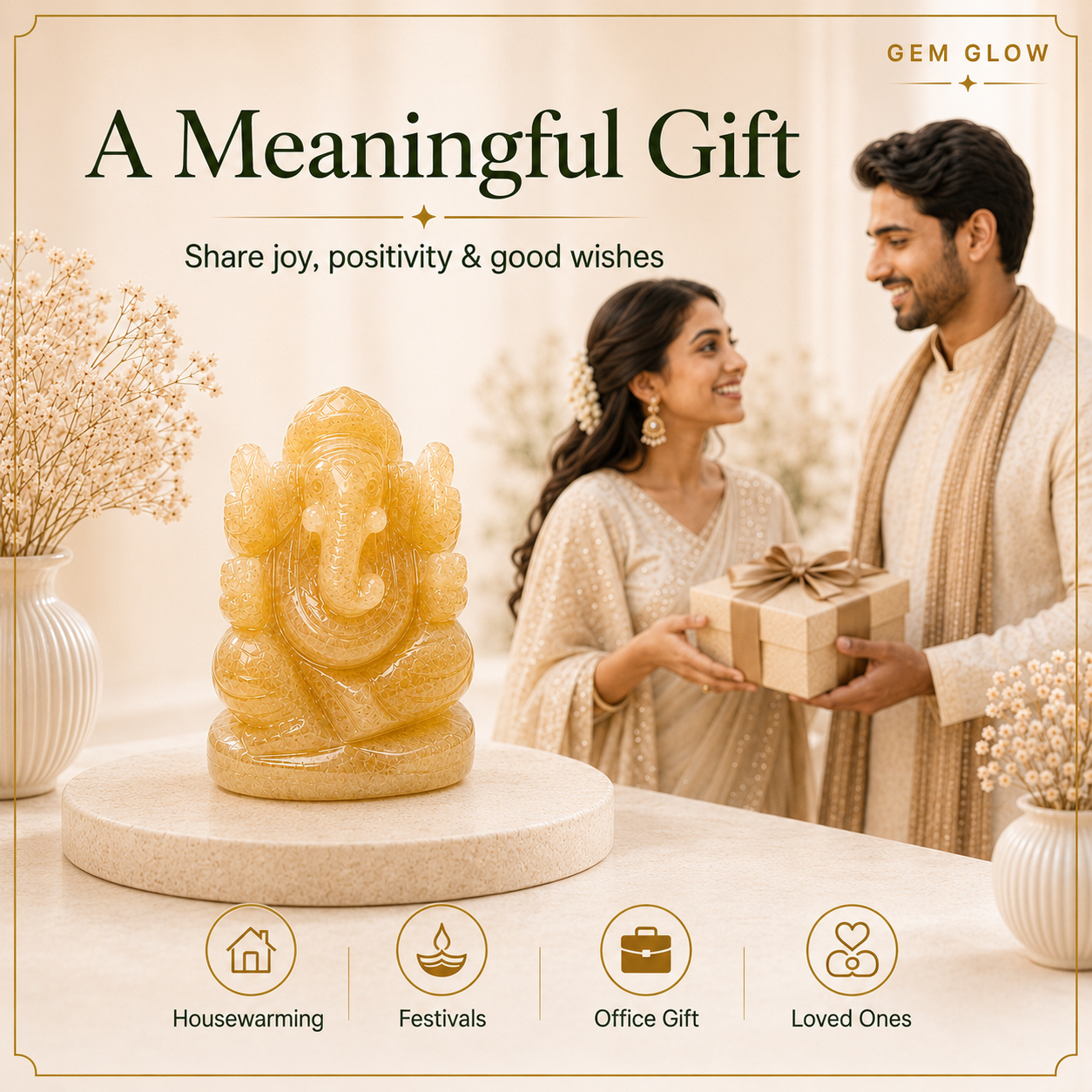Citrine Ganesh Ji