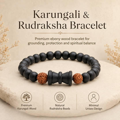 Karungali Rudraksh Bracelet