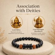 Karungali Rudraksh Bracelet