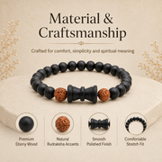 Karungali Rudraksh Bracelet
