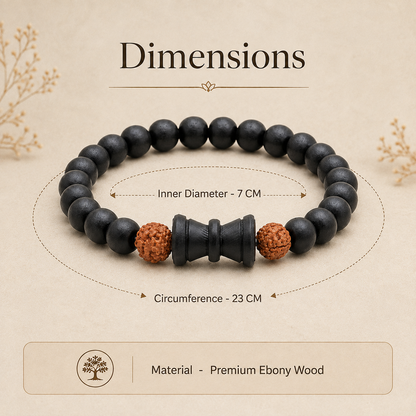 Karungali Rudraksh Bracelet