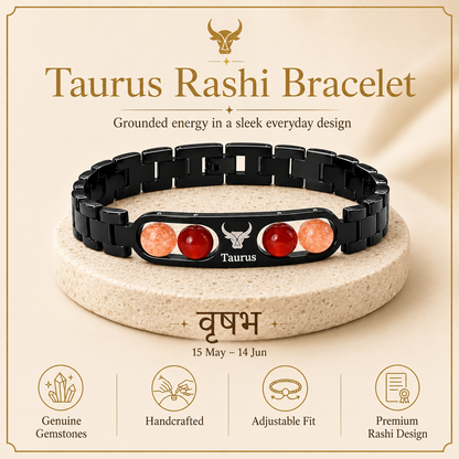 Taurus Zodiac Metal Bracelet