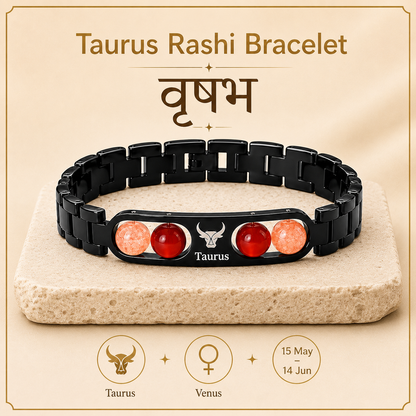 Taurus Zodiac Metal Bracelet