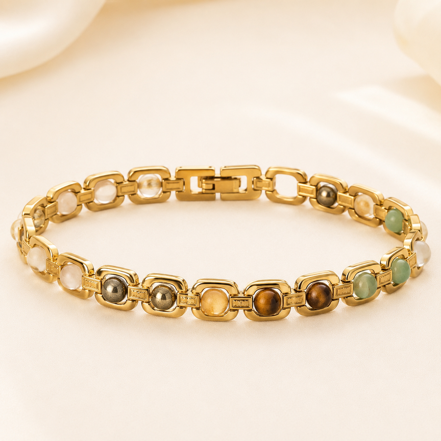 Dhanyog Bracelet Golden