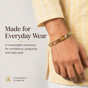Dhanyog Bracelet Golden