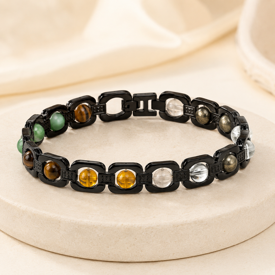 Dhanyog Bracelet Black