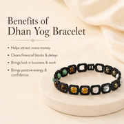 Dhanyog Bracelet Black