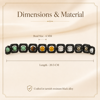 Dhanyog Bracelet Black