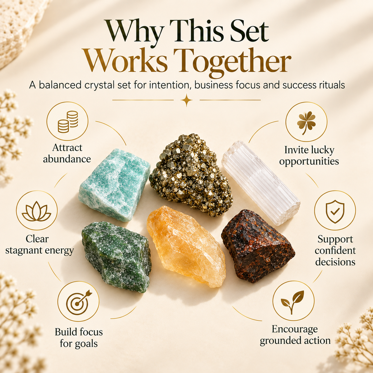 Money & Success Manifestation Crystals