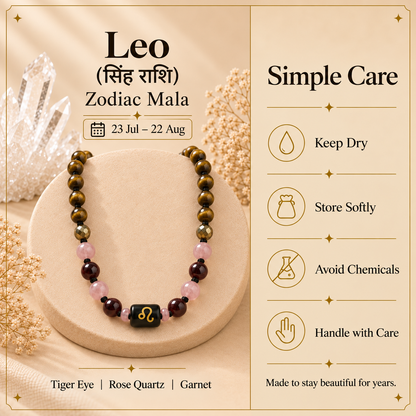 Leo Zodiac Mala