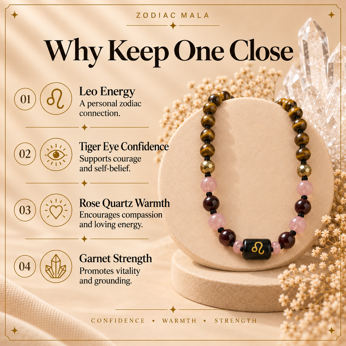 Leo Zodiac Mala