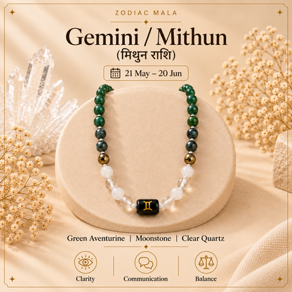 Gemini Zodiac Mala