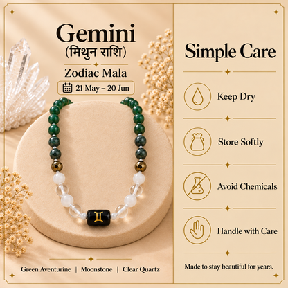 Gemini Zodiac Mala
