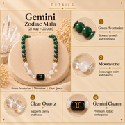 Gemini Zodiac Mala