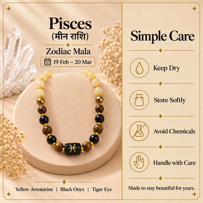 Pisces Zodiac Mala