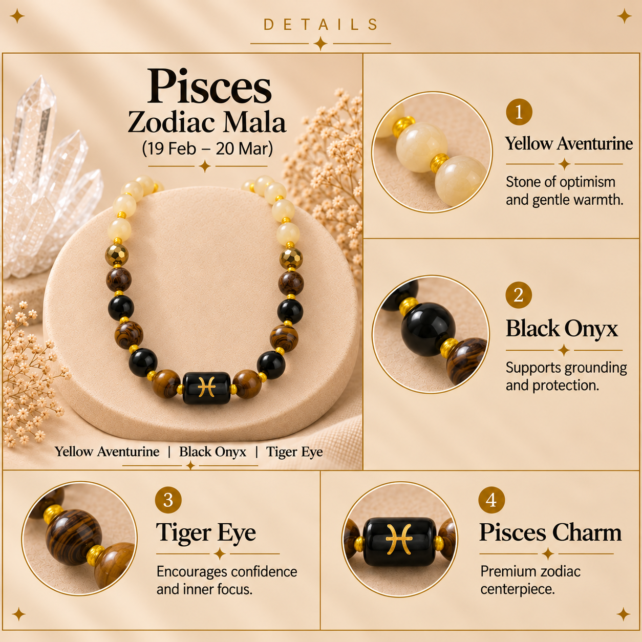 Pisces Zodiac Mala