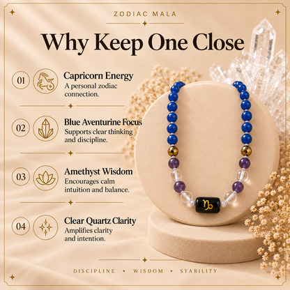 Capricorn Zodiac Mala