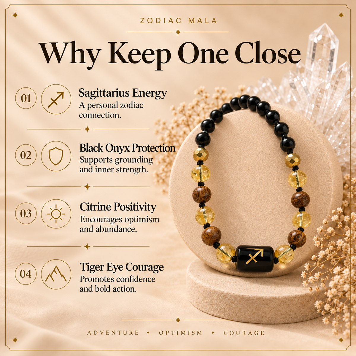 Sagittarius Zodiac Mala