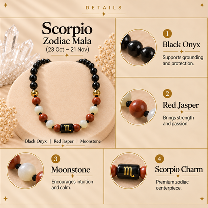 Scorpio Zodiac Mala