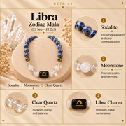 Buy Libra / Tula Zodiac Mala