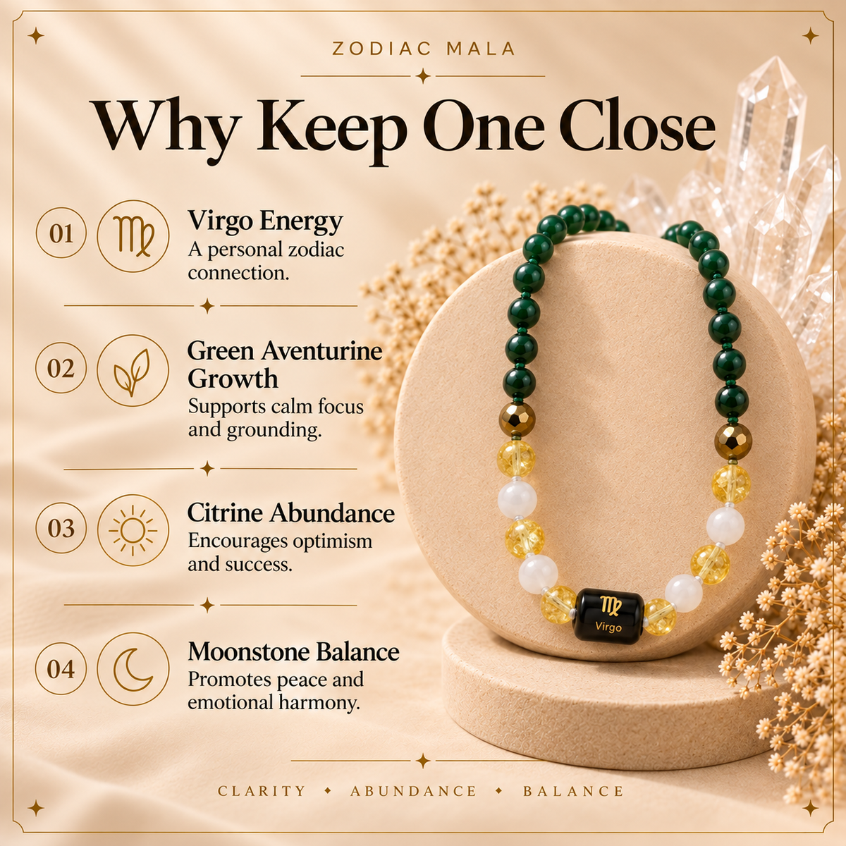 Buy Virgo / Kanya Zodiac Mala