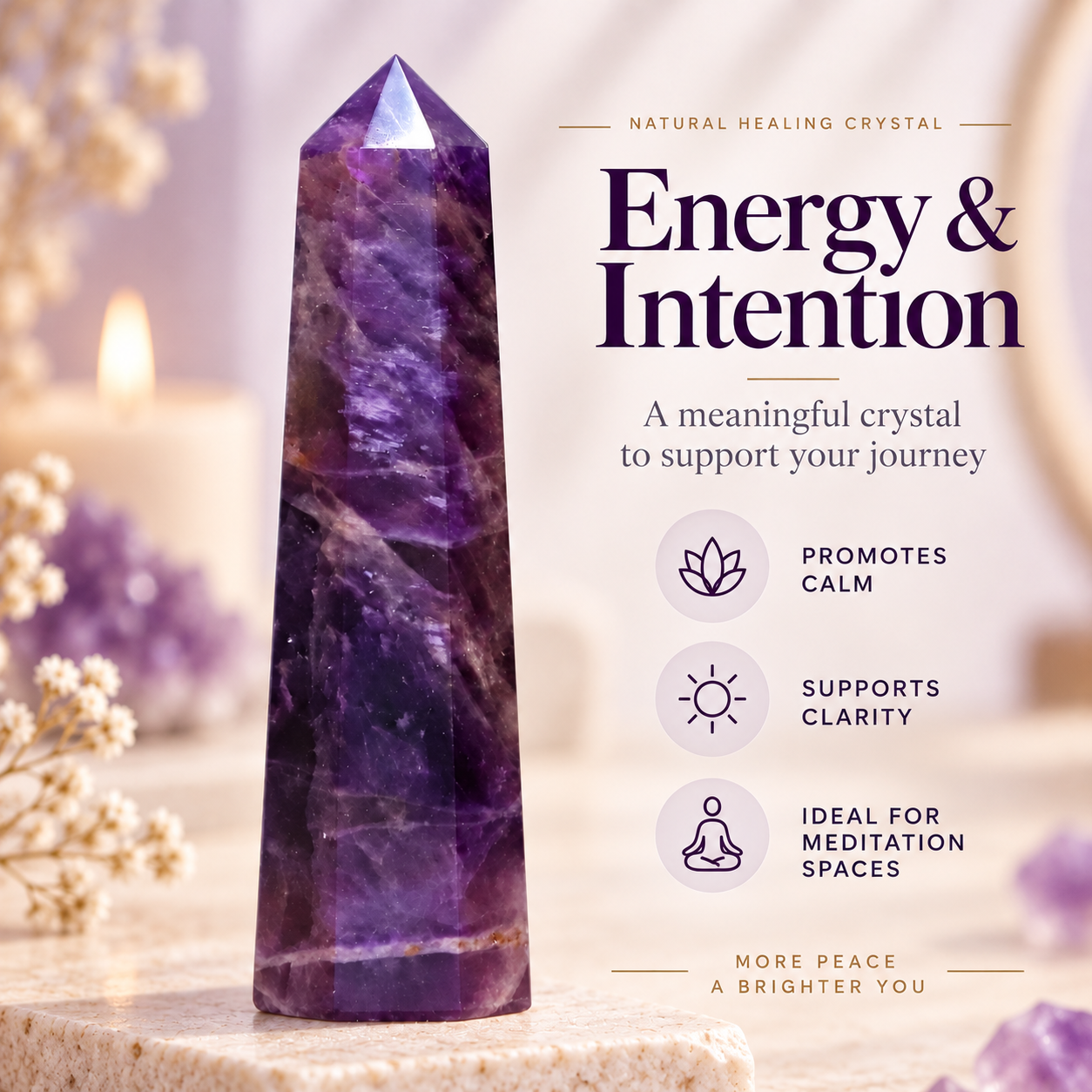 Amethyst Crystal Tower