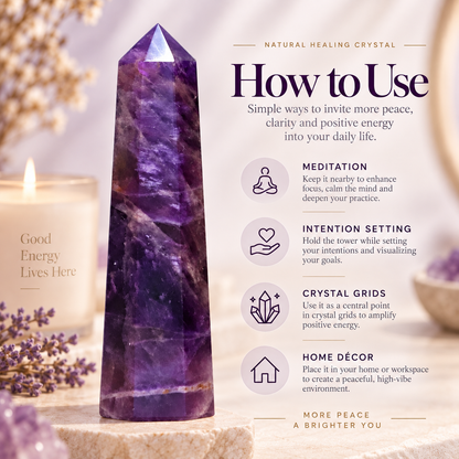 Amethyst Crystal Tower