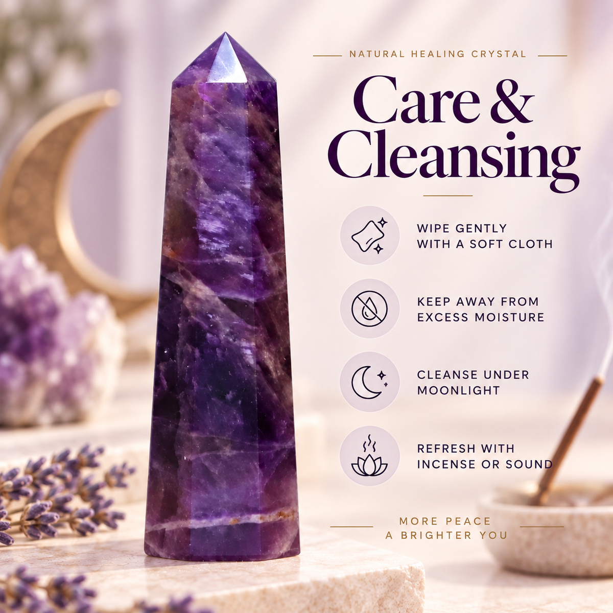 Amethyst Crystal Tower