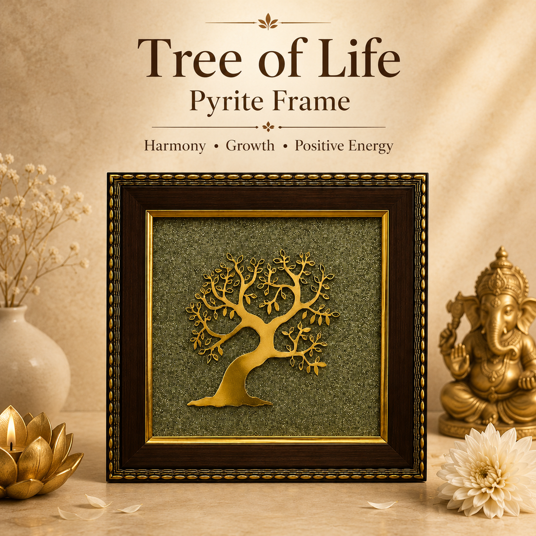 Buy Tree of Life Pyrite Frame