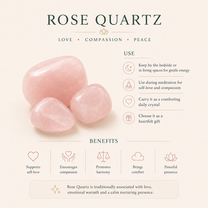 Rose Quartz Crysal Tree For your Good Luck