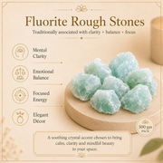 Fluorite Raw Crystal Stones